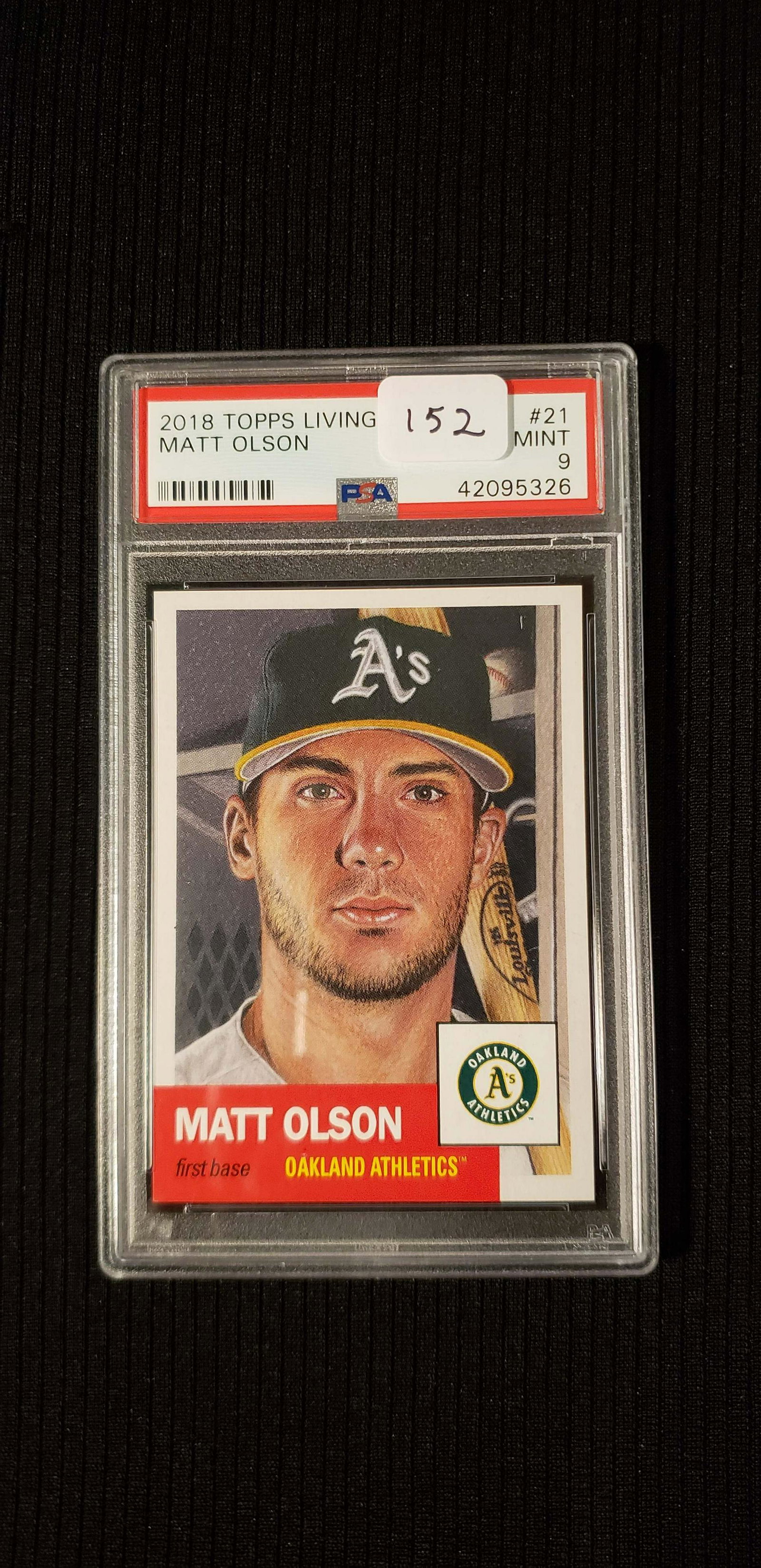 PSA GRADED 2018 TOPPS LIVING MATT OLSON (1 of 1)