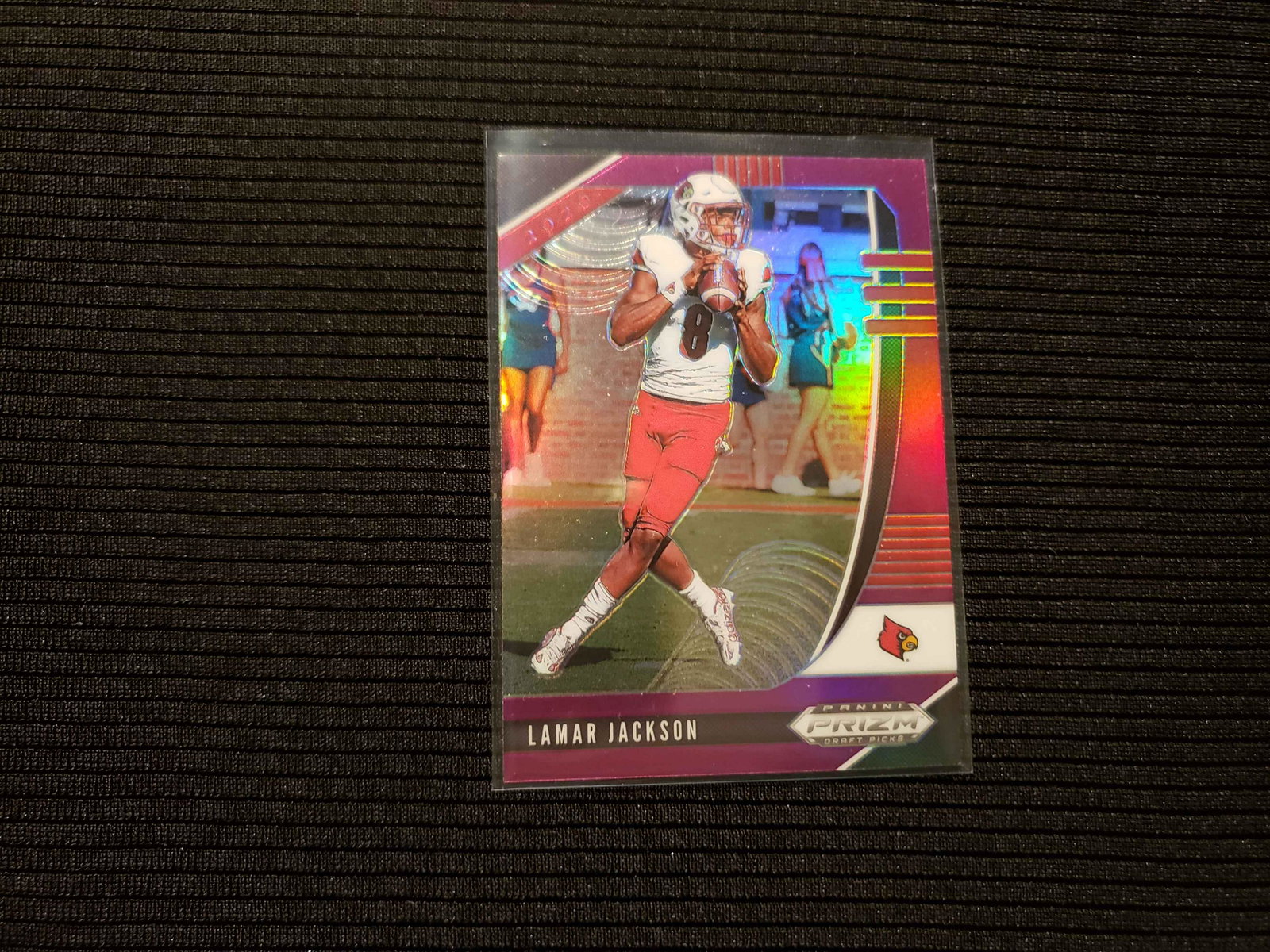 2020 PRIZM DRAFT PICKS LAMAR JACKSON PURPLE SP (1 of 1)
