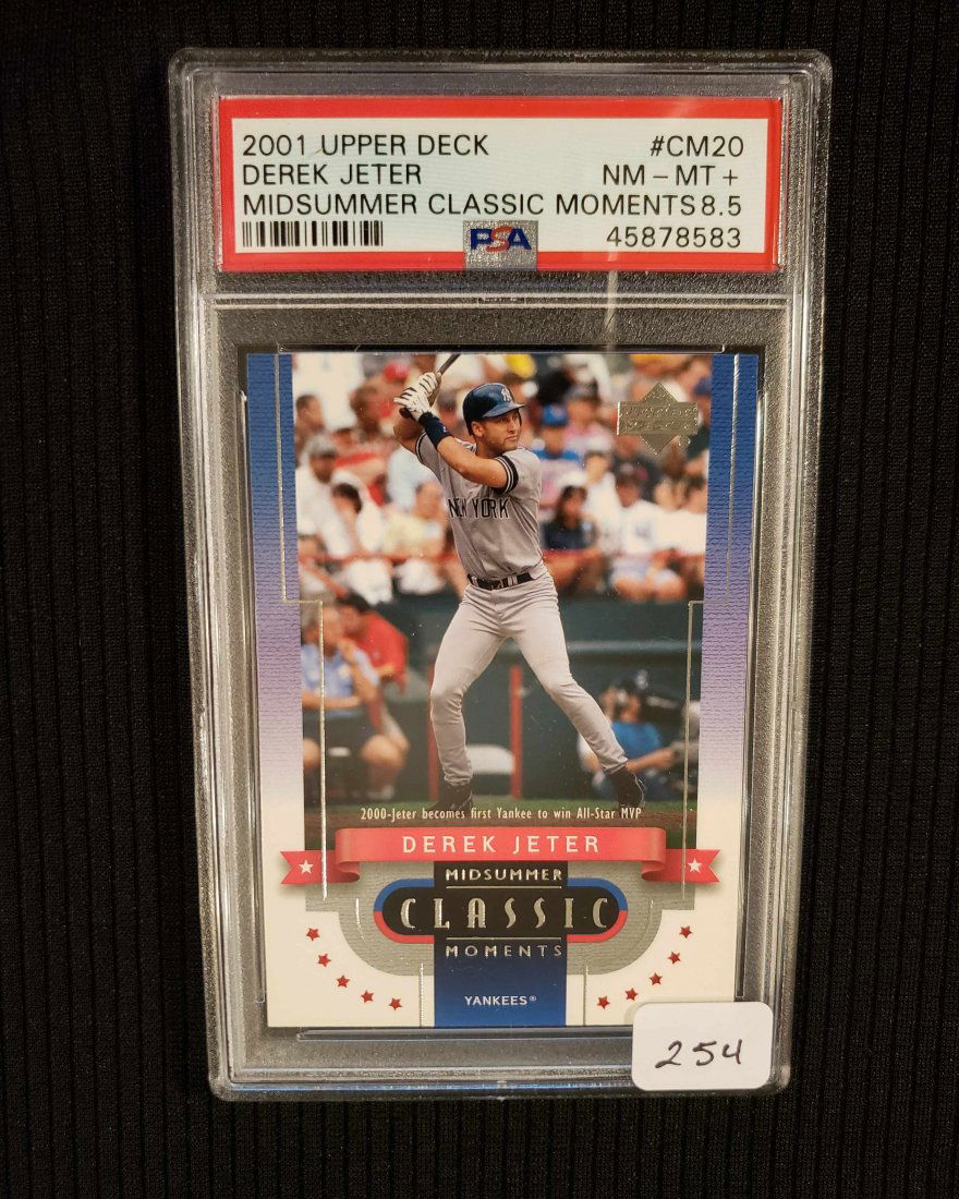 PSA  GRADED DEREK JETER 2001 UPPER DECK CLASSIC (1 of 2)