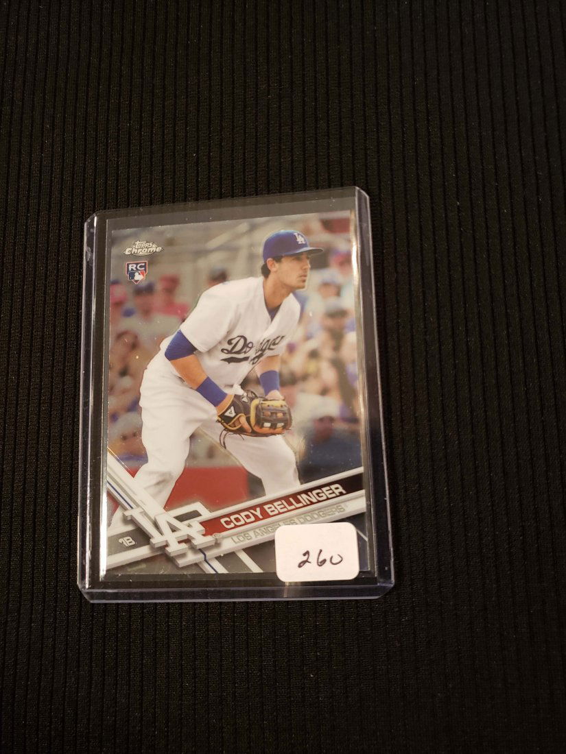 CODY BELLINGER 2017 TOPPS CHROME ROOKIE CARD (1 of 1)