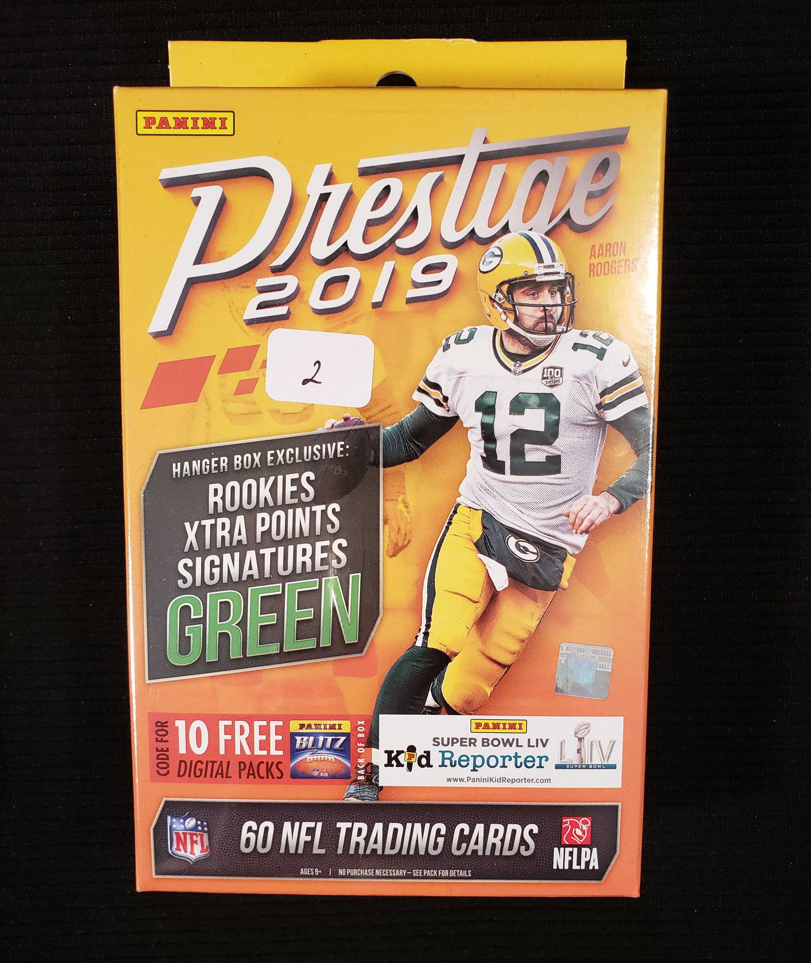 2019 PANINI PRESTIGE FOOTBALL HANGER BOX: BIG 2019 ROOKIE CLASS ROY AND #1 PICK KYLER MURRAY, DWAYNE HASKINS, DANIEL JONES