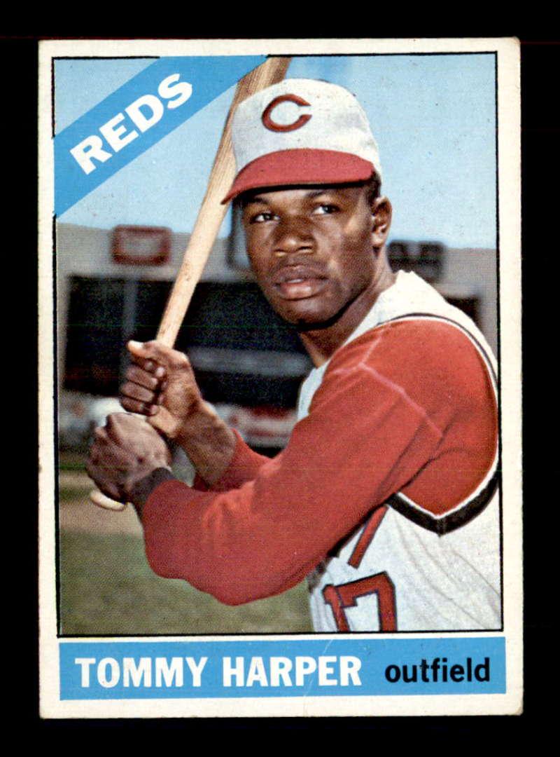 1966 Topps #214 Tommy Harper VG/VGEX: 1966 Topps #214 Tommy Harper VG/VGEX