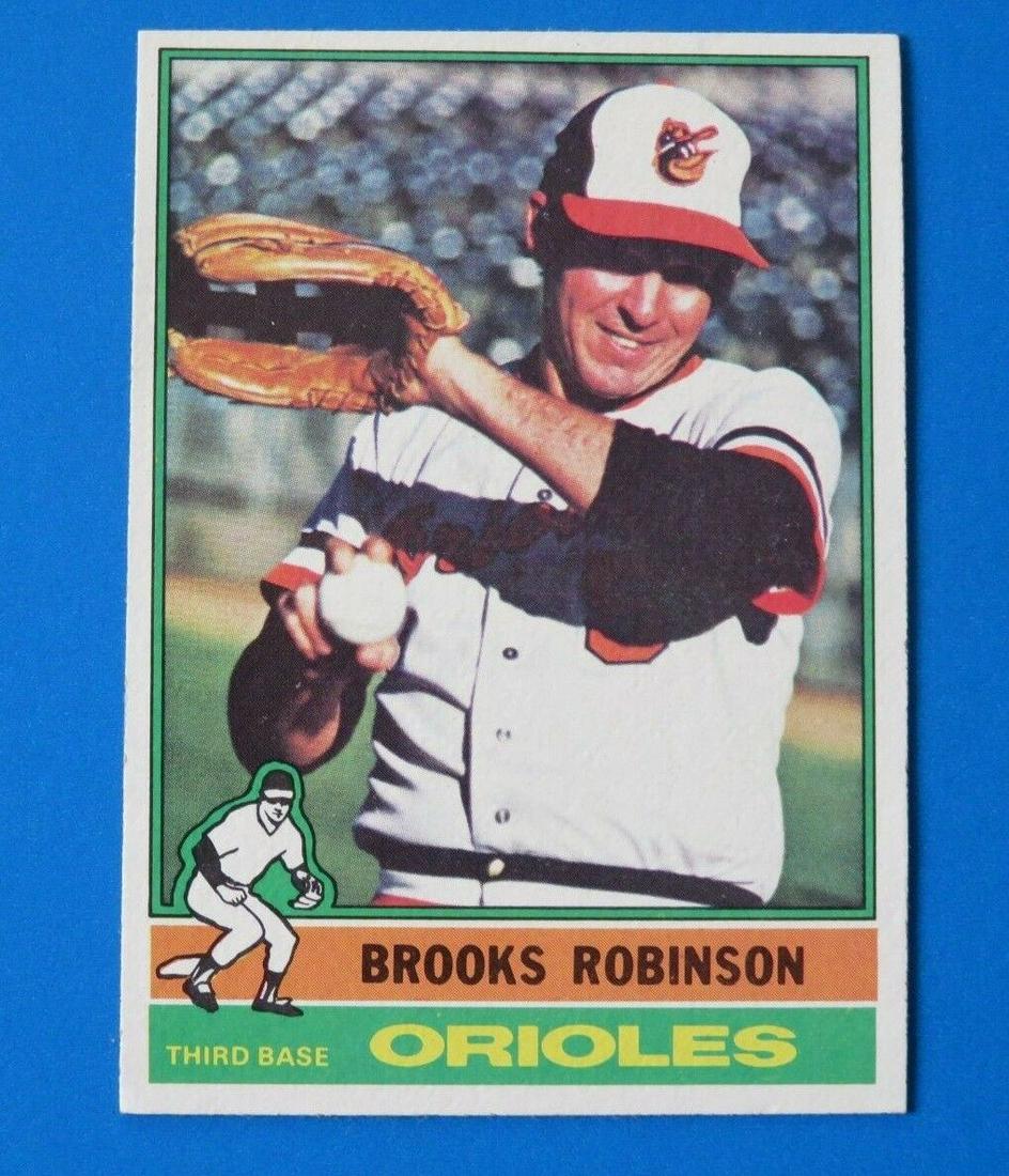 1976 TOPPS BROOKS ROBINSON EX-NRMT: 1976 TOPPS BROOKS ROBINSON EX-NRMT