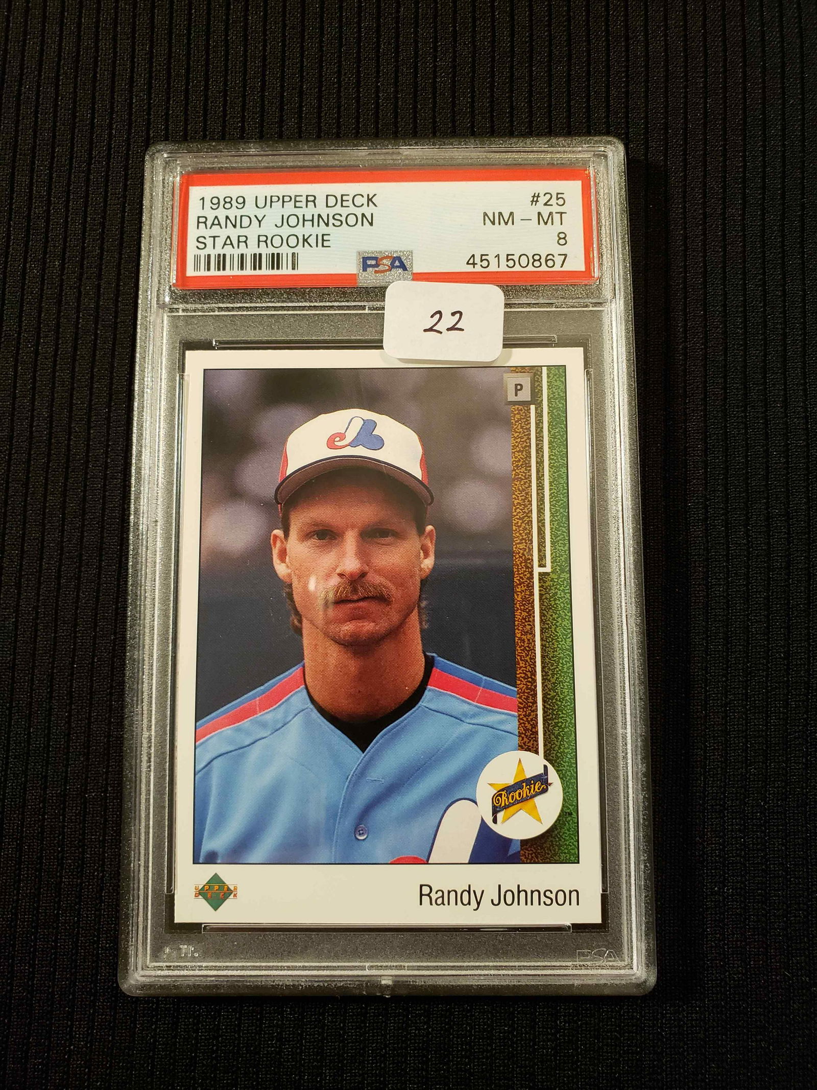 RANDY JOHNSON THE BIG UNIT PSA GRADED ROOKIE CARD (1 of 2)