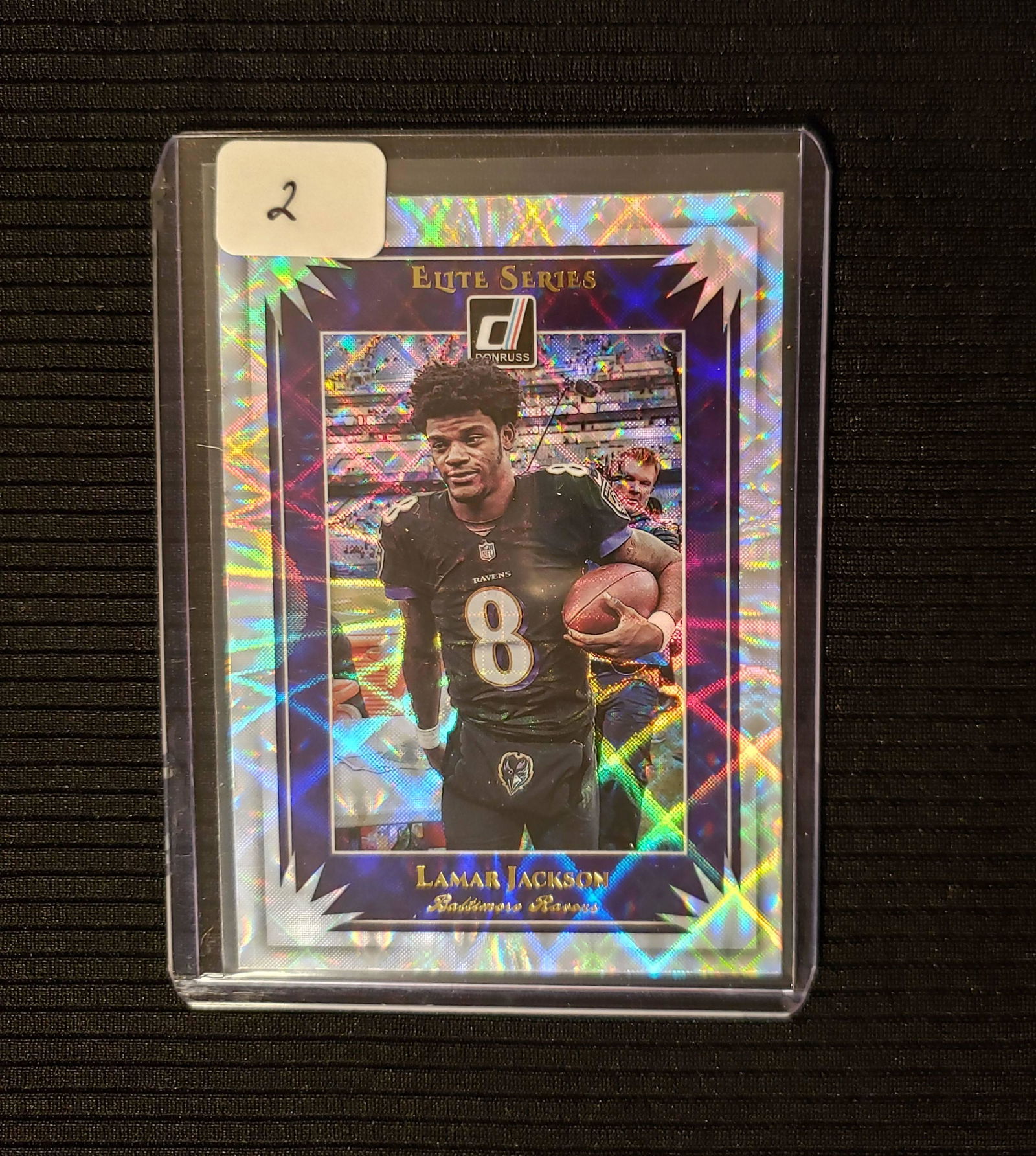 LAMAR JACKSON 2019 DONRUSS ELITE SERIES INSERT CARD (1 of 1)