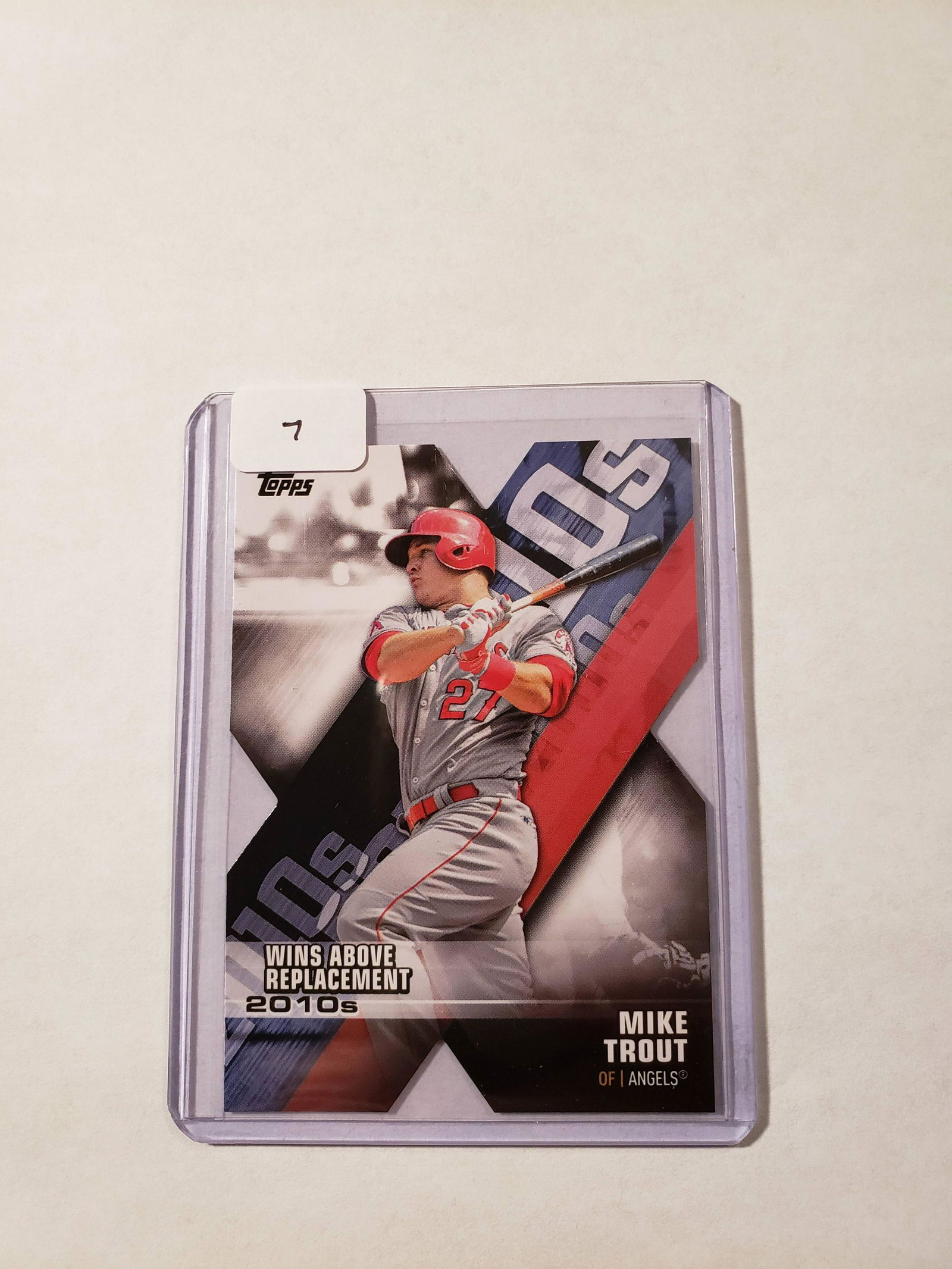 MIKE TROUT DIE CUT SP INSERT CARD (1 of 2)