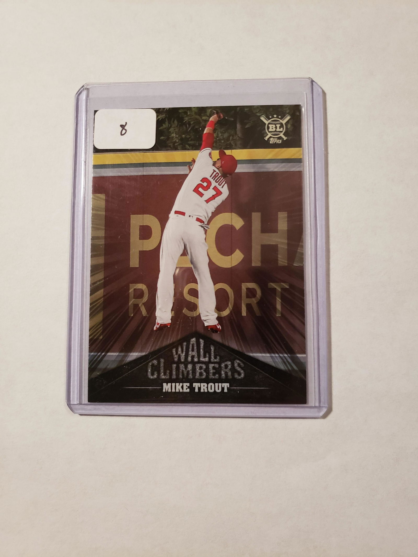 MIKE TROUT LOS ANGELES ANGELS INSERT CARD (1 of 2)
