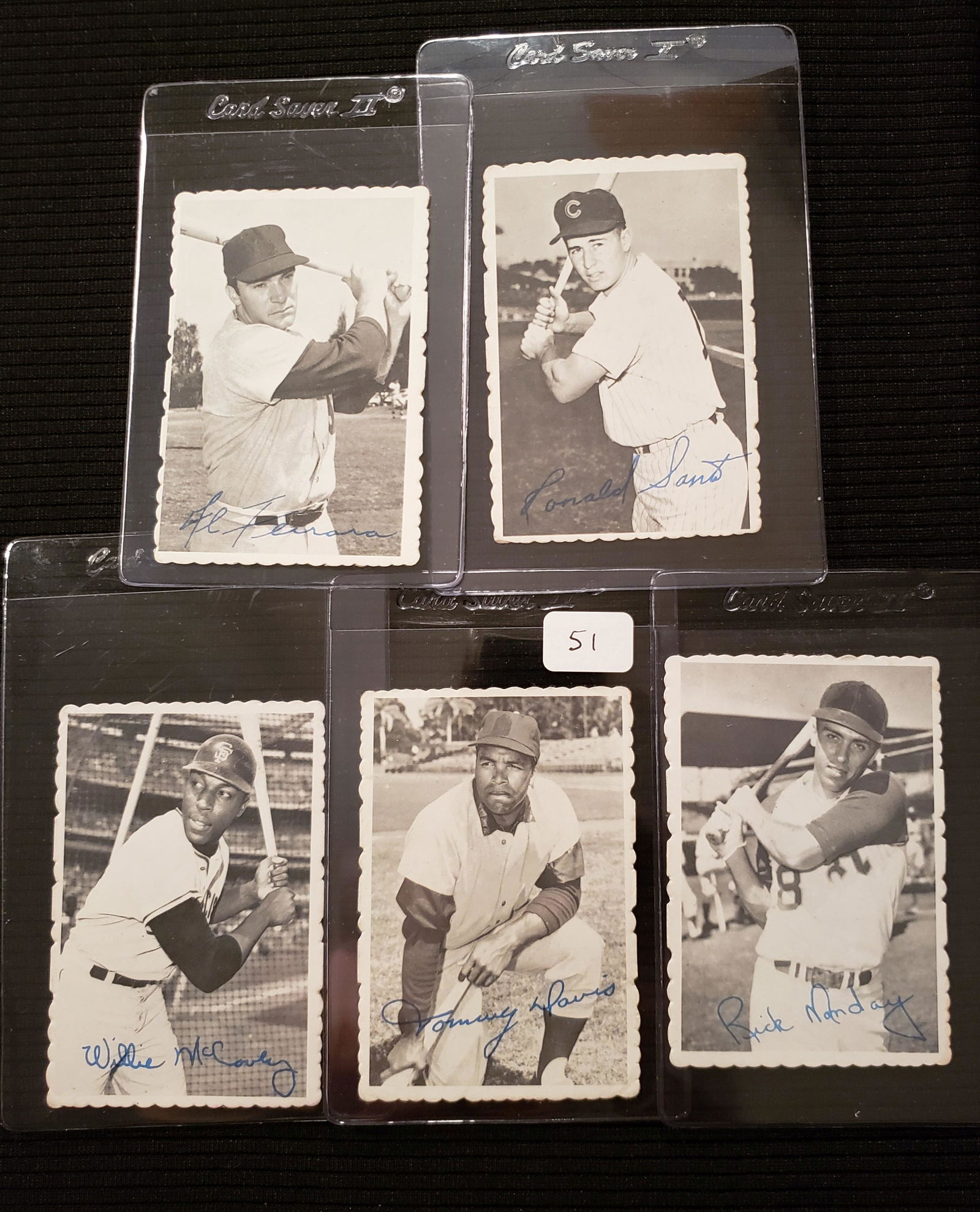 1969 TOPPS BASEBALL DECKLE EDGE INSERT CARDS (1 of 2)