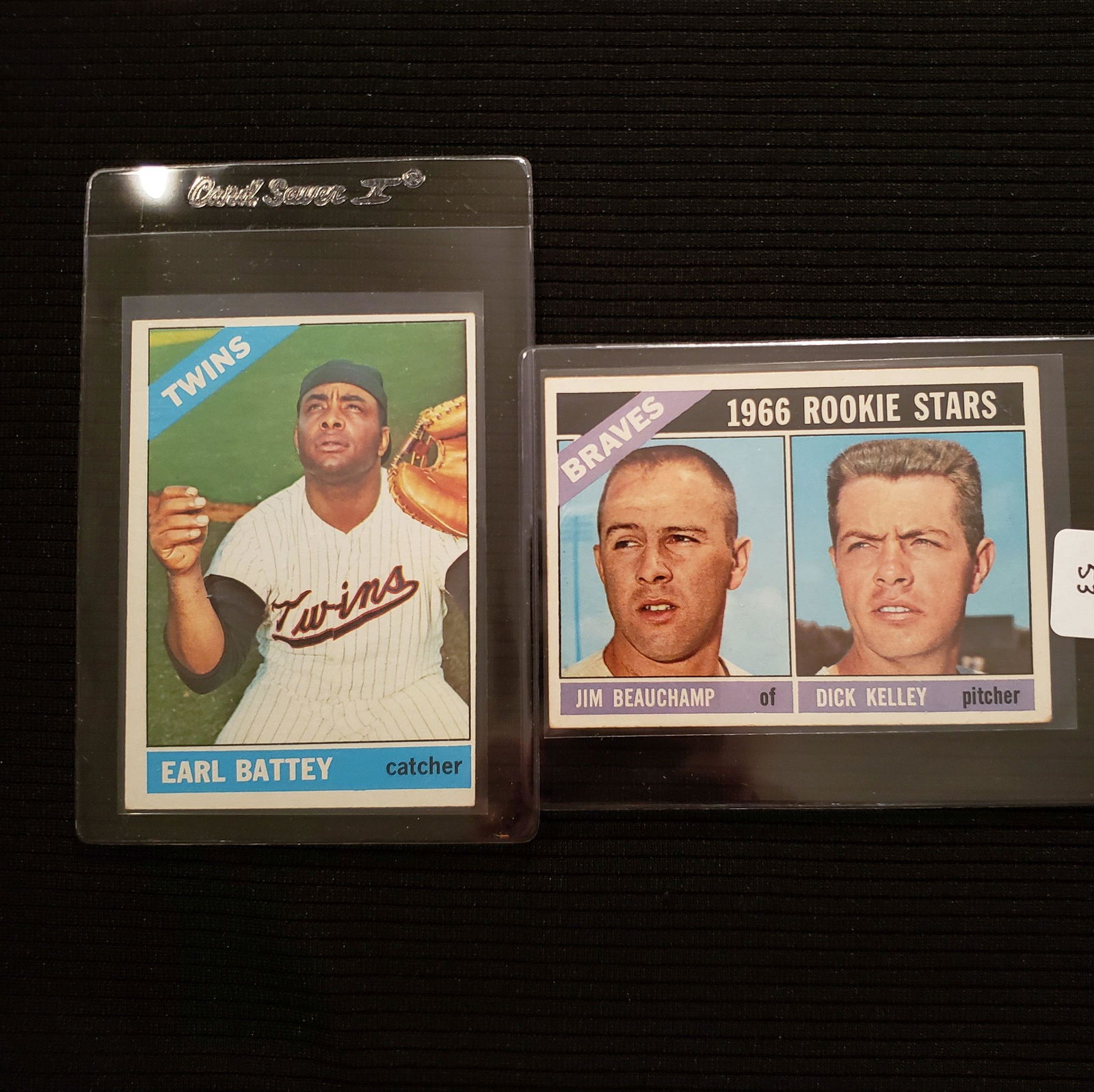 1966 TOPPS BASEBALL CARDS: BRAVES ROOKIE STARS #84, EARL BATTEY #240