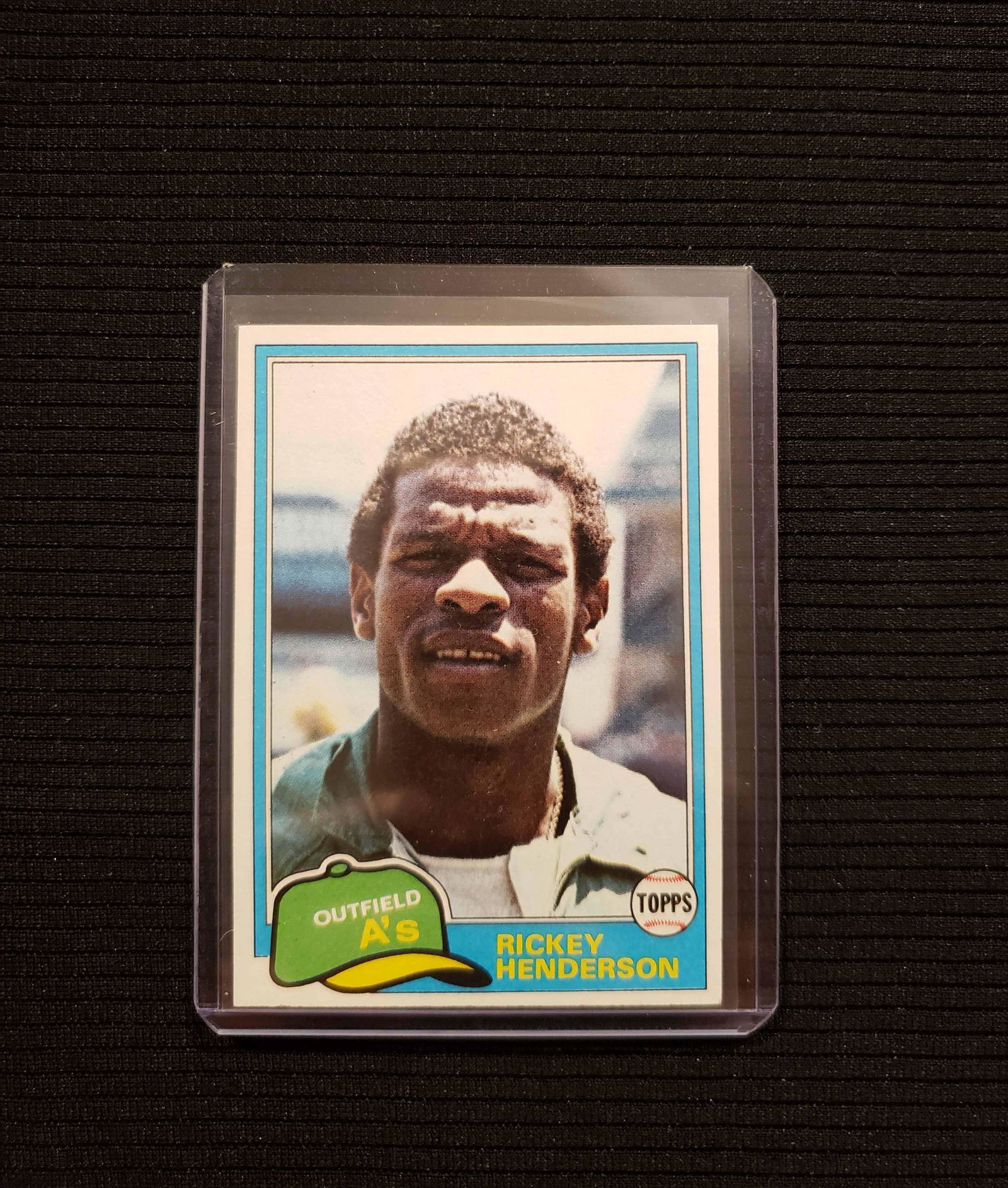 1981 TOPPS RICKEY HENDERSON 2ND YEAR (1 of 2)