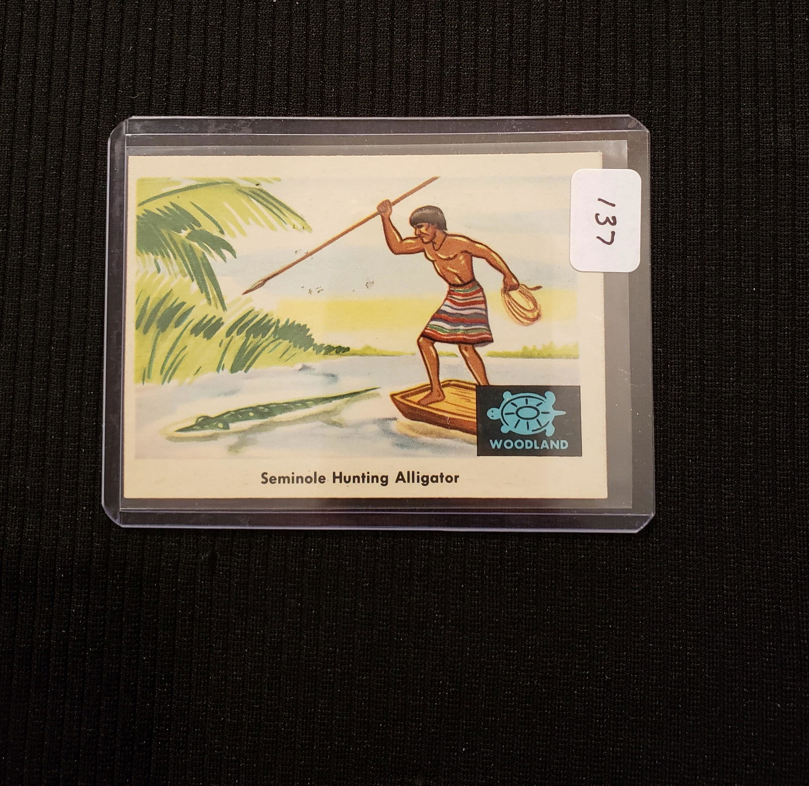 1959 INDIAN TRADING CARD #69 NEAR MINT+ (1 of 2)