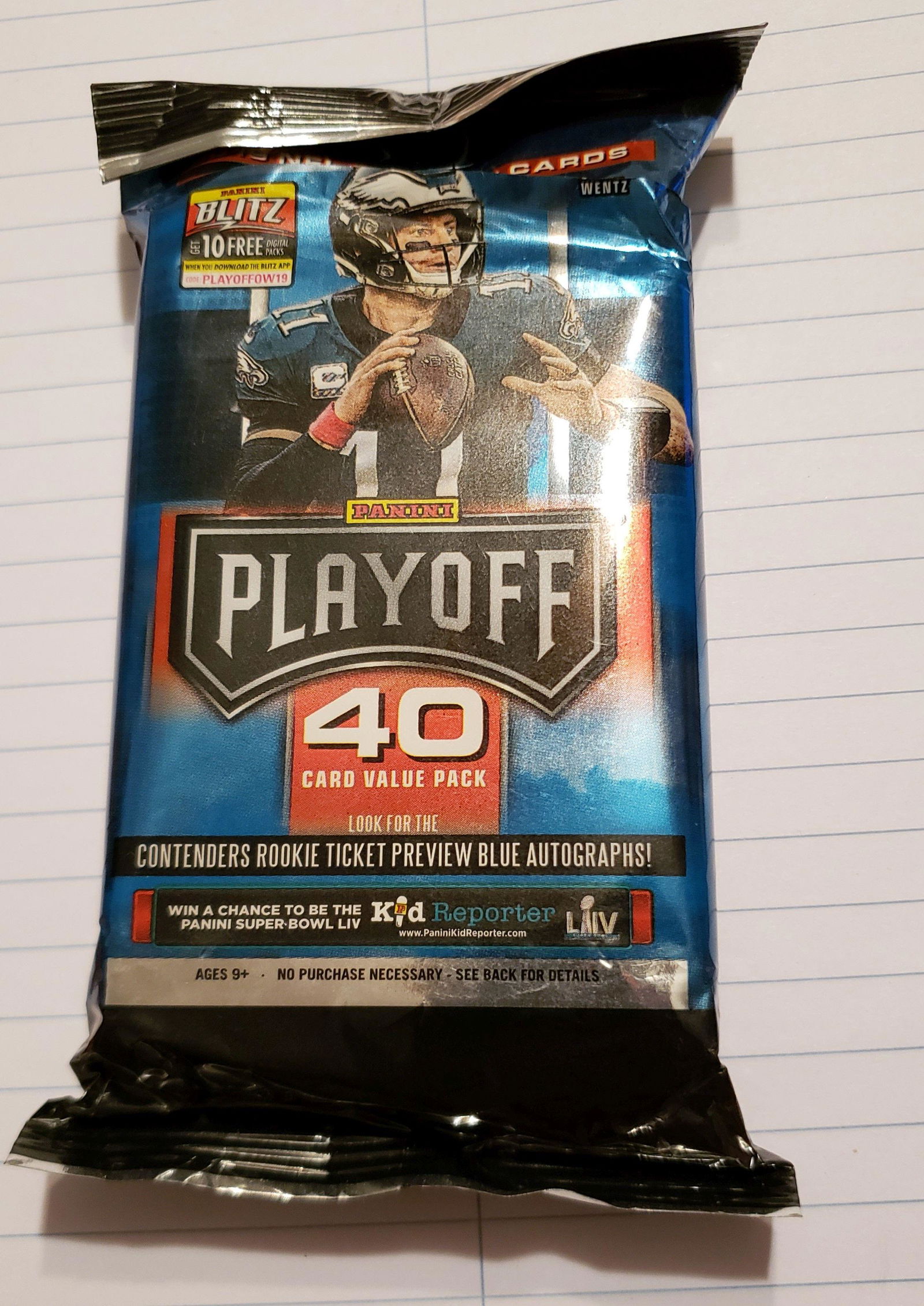 2019 PANINI-PLAYOFF UNOPENED FAT PACK (1 of 1)