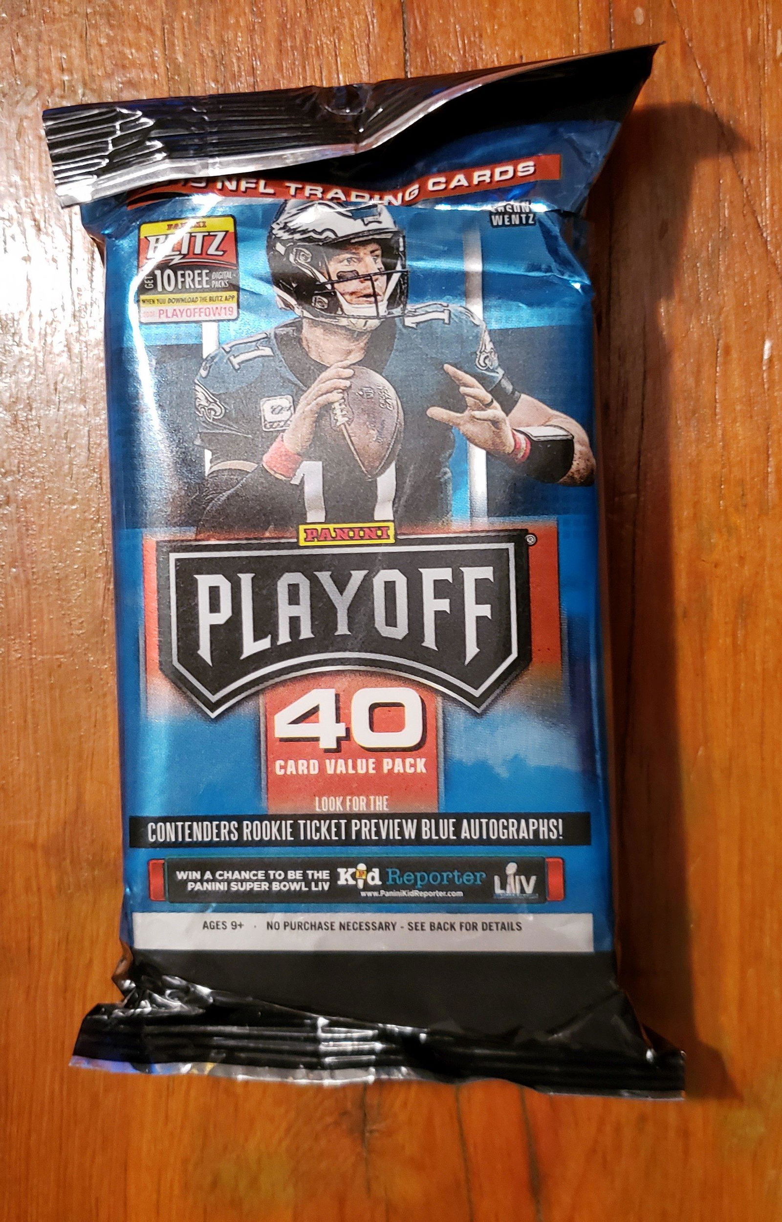 2019 PANINI-PLAYOFF UNOPENED FAT PACK (1 of 1)