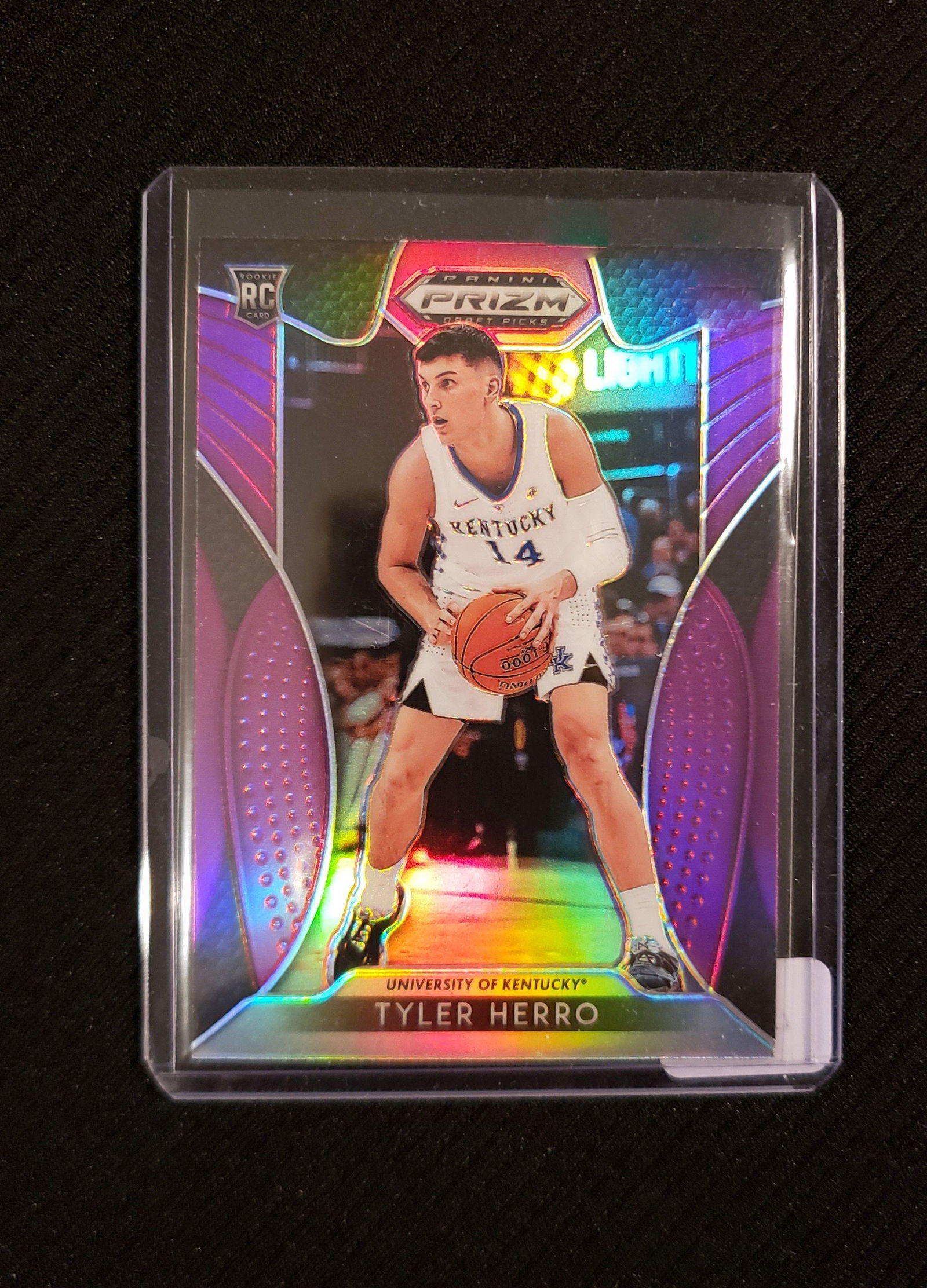 PANINI PRIZM DRAFT TYLER HERRO PURPLE PRIZM SP (1 of 1)