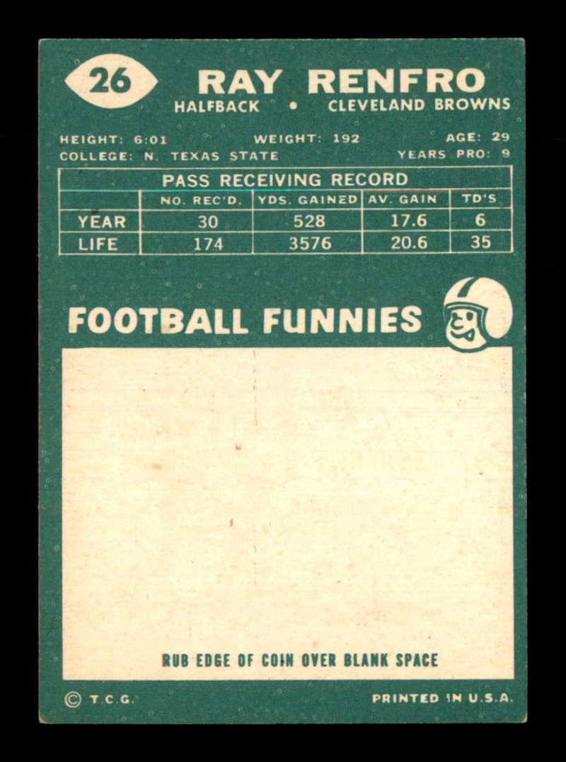 VINTAGE 1960 TOPPS FOOTBALL CARDS (1 of 3)