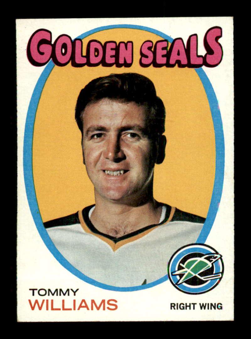 1971 TOPPS HOCKEY CARDS EX-NRMT: 1971 Topps #31 Tom Williams EXMT