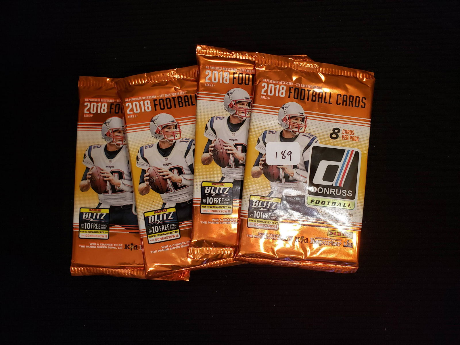 2018 PANINI DONRUSS FOOTBALL NEW PACKS (1 of 1)