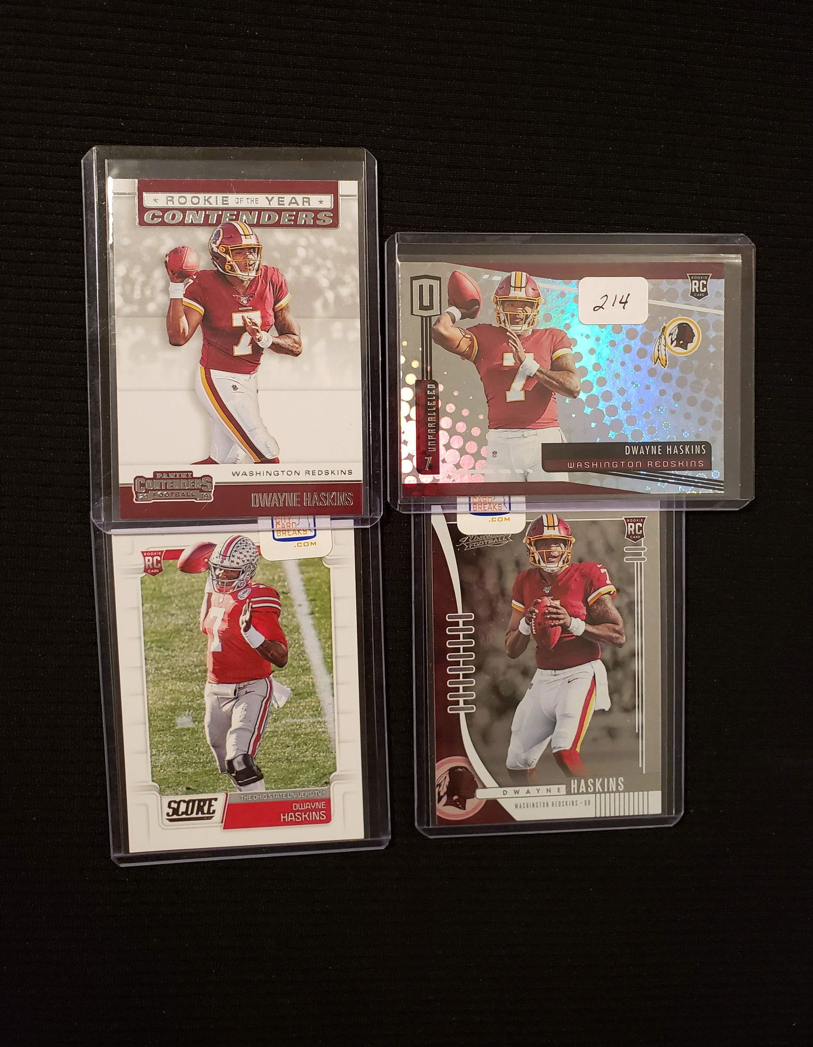 DWAYNE HASKINS WASH. REDSKINS ROOKIE CARDS (1 of 1)