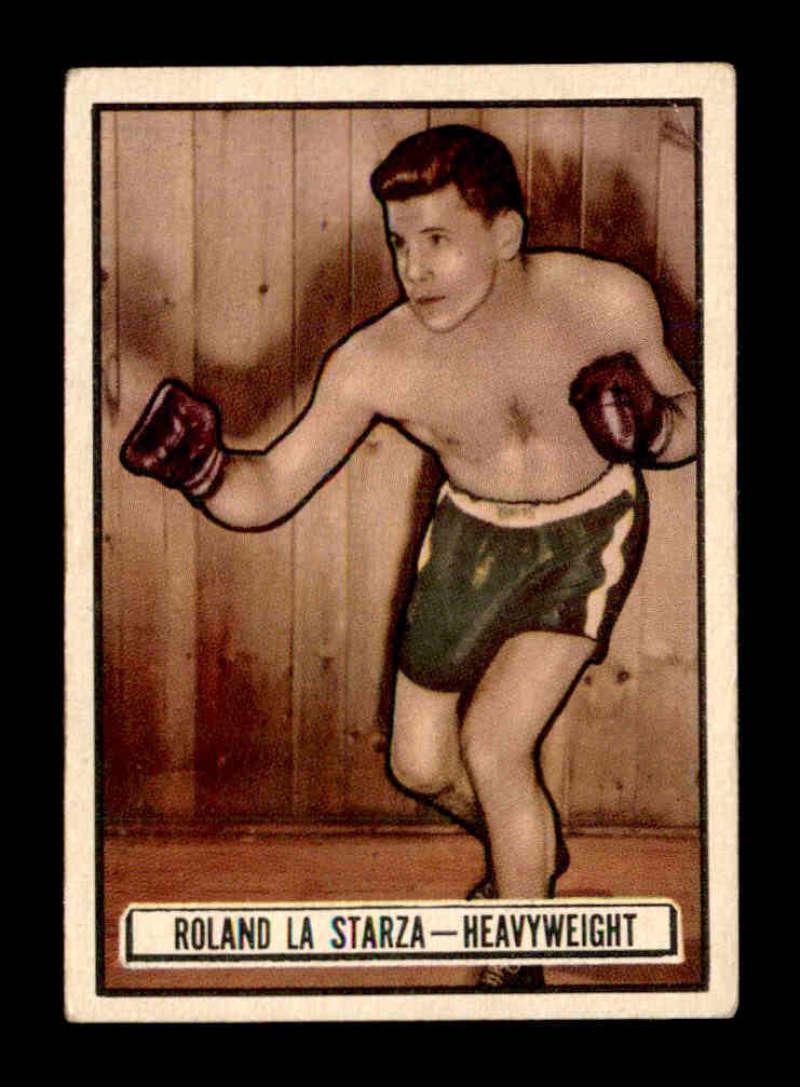 1951 Ringside Boxing #14 Roland Lastarza VGEX: 1951 Ringside Boxing #14 Roland Lastarza VGEX