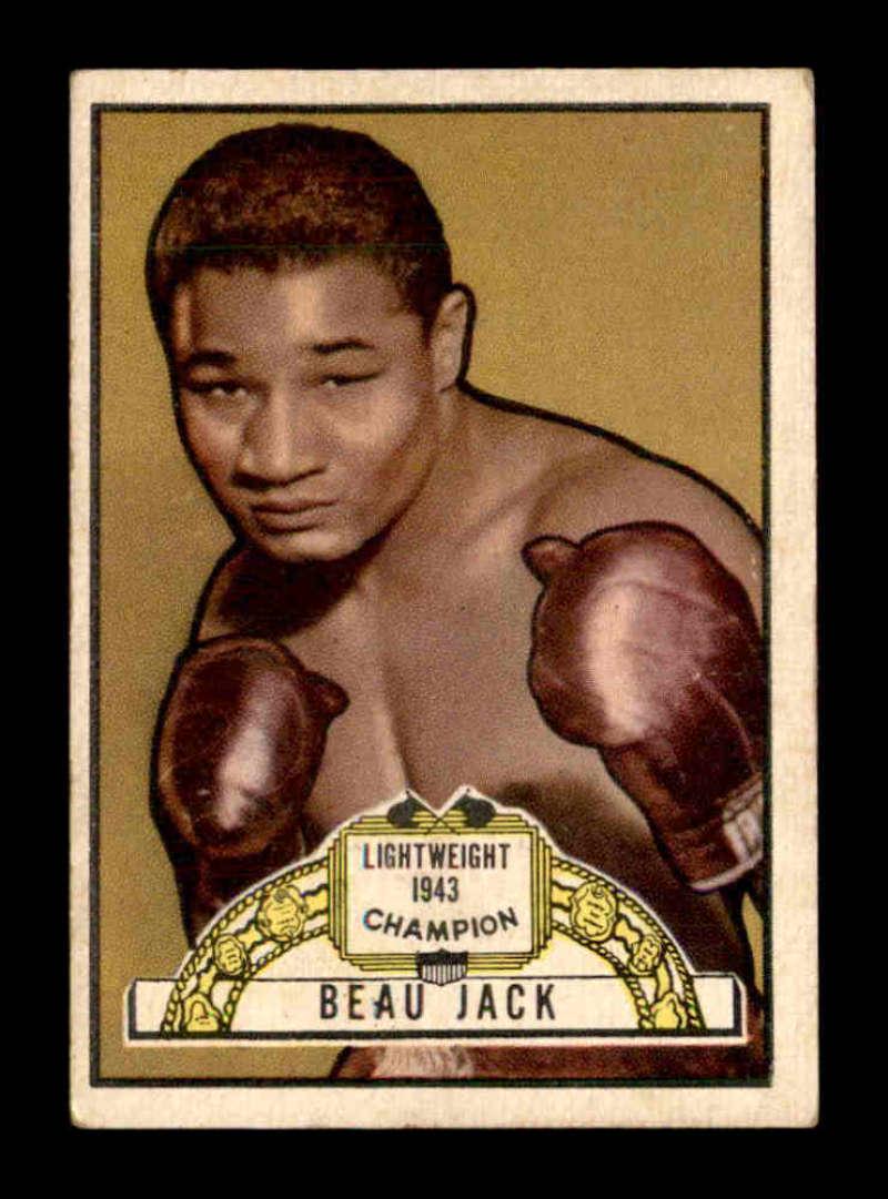 1951 Ringside Boxing #22 Beau Jack VGEX: 1951 Ringside Boxing #22 Beau Jack VGEX