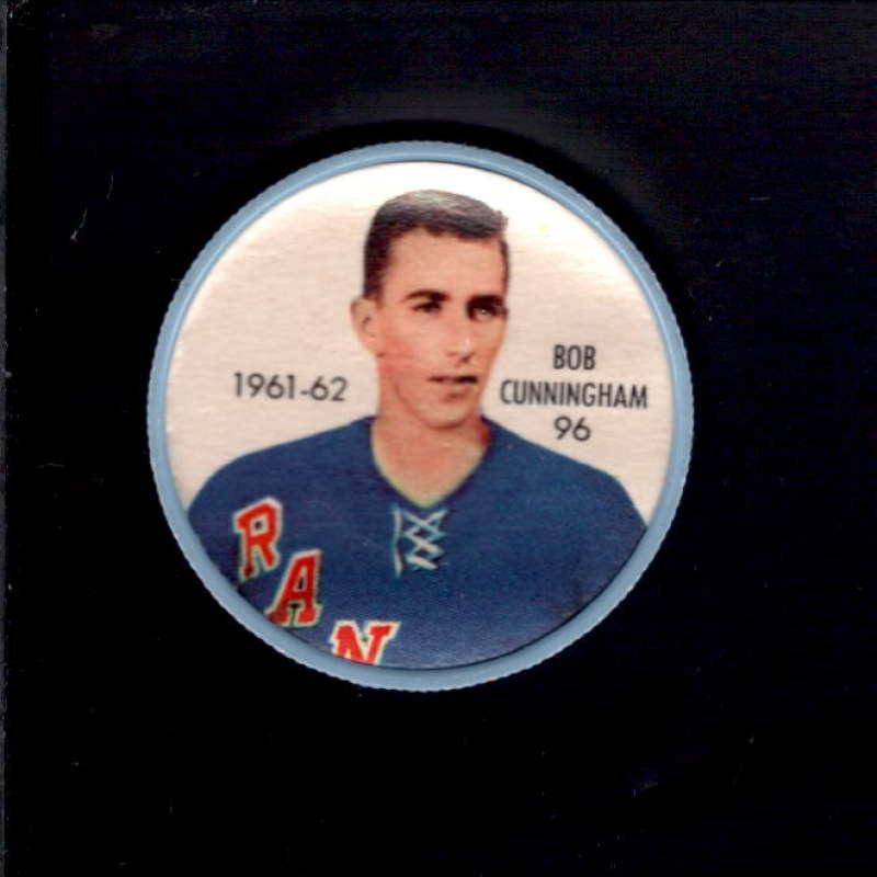 1961 Shirriff/Salada Coins #96 Bob Cunningham: 1961 Shirriff/Salada Coins #96 Bob Cunningham