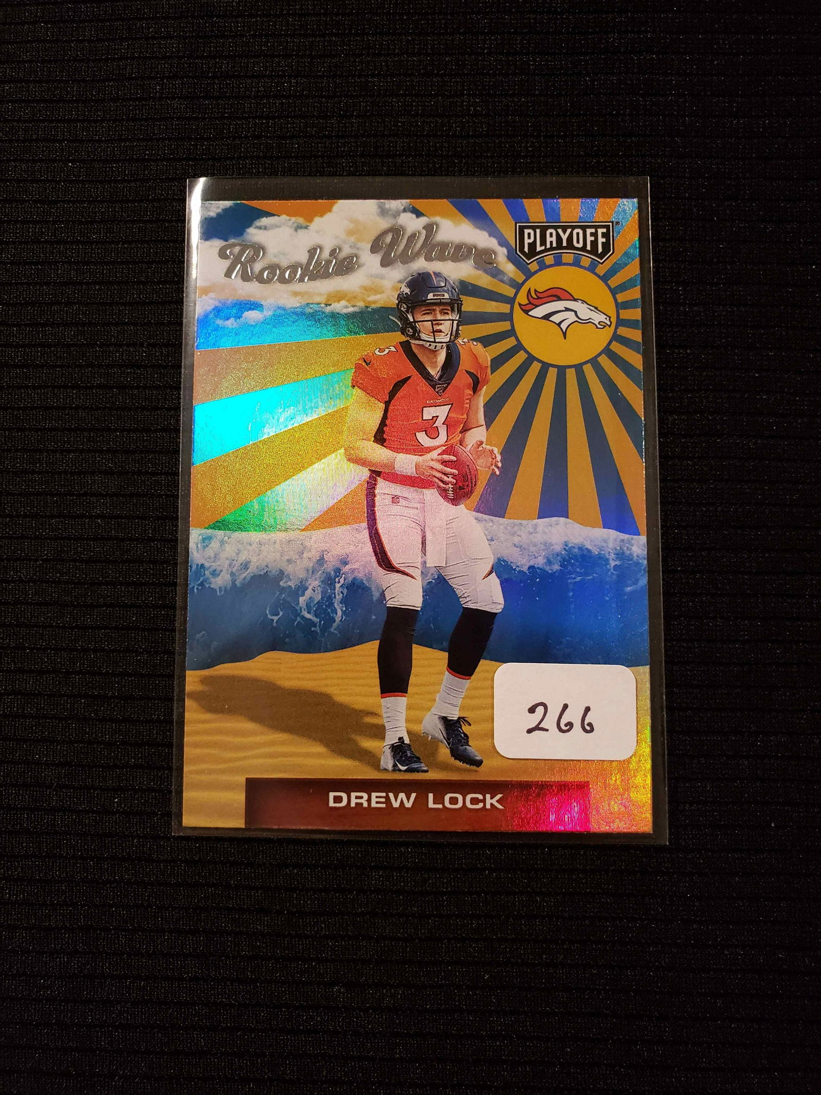 DREW LOCK DENVER BRONCOS ROOKIE CARD (1 of 1)