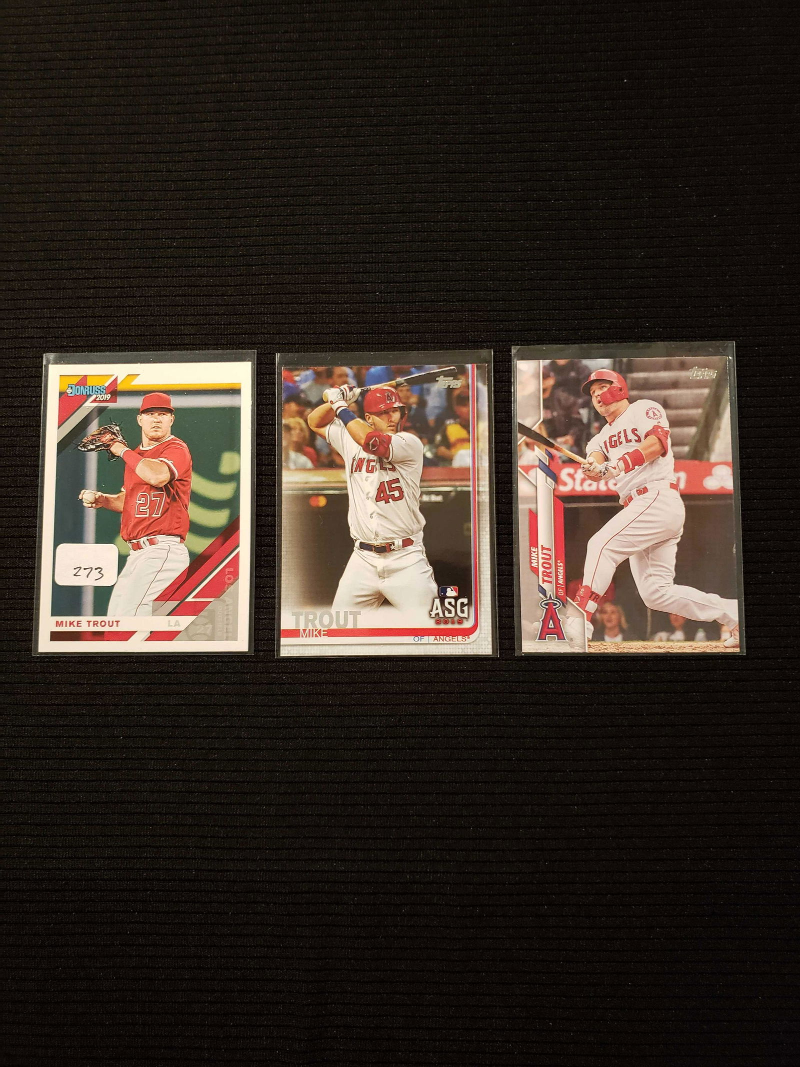 LOT OF 3 MIKE TROUT CARDS (1 of 1)