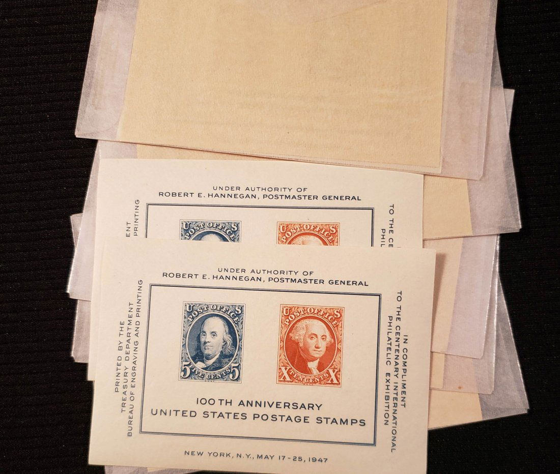 UNITED STATES POSTAGE STAMPS MINT PLATE BLOCKS (1 of 1)