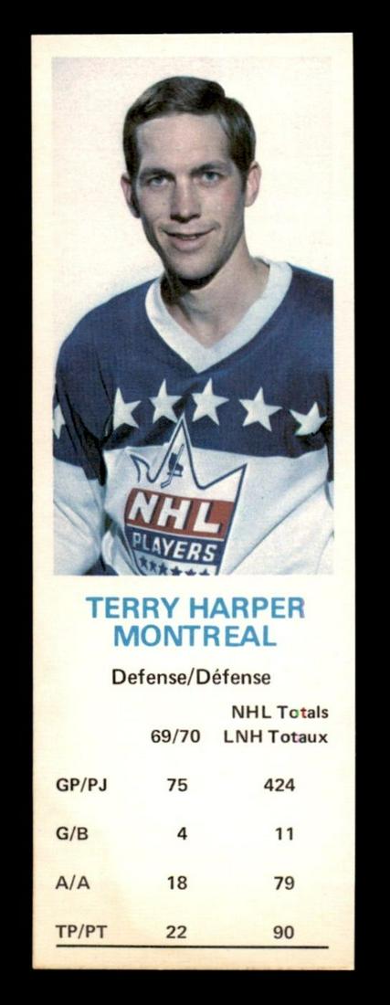 1970 Dads Cookies #48 Terry Harper: 1970 Dads Cookies #48 Terry Harper 1 OF 144 DIFFERENT UNNUMBERED TRADING CARDS AVAILABLE IN SPECIALLY MARKED PACKAGES OF DAD'S COOKIES AND IN "HAT-TRICK", A MILK CHOCOLATE COOKIE BAR