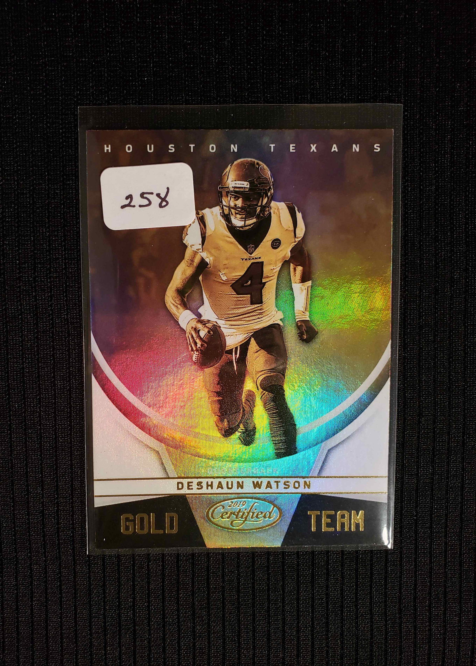 2019 CERTIFIED GOLD TEAM DESHAUN WATSON TEXANS: 2019 CERTIFIED GOLD TEAM DESHAUN WATSON TEXANS