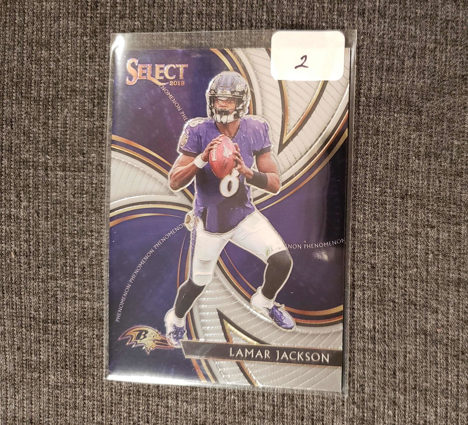 2019 PANINI SELECT LAMAR JACKSON NFL MVP (1 of 1)