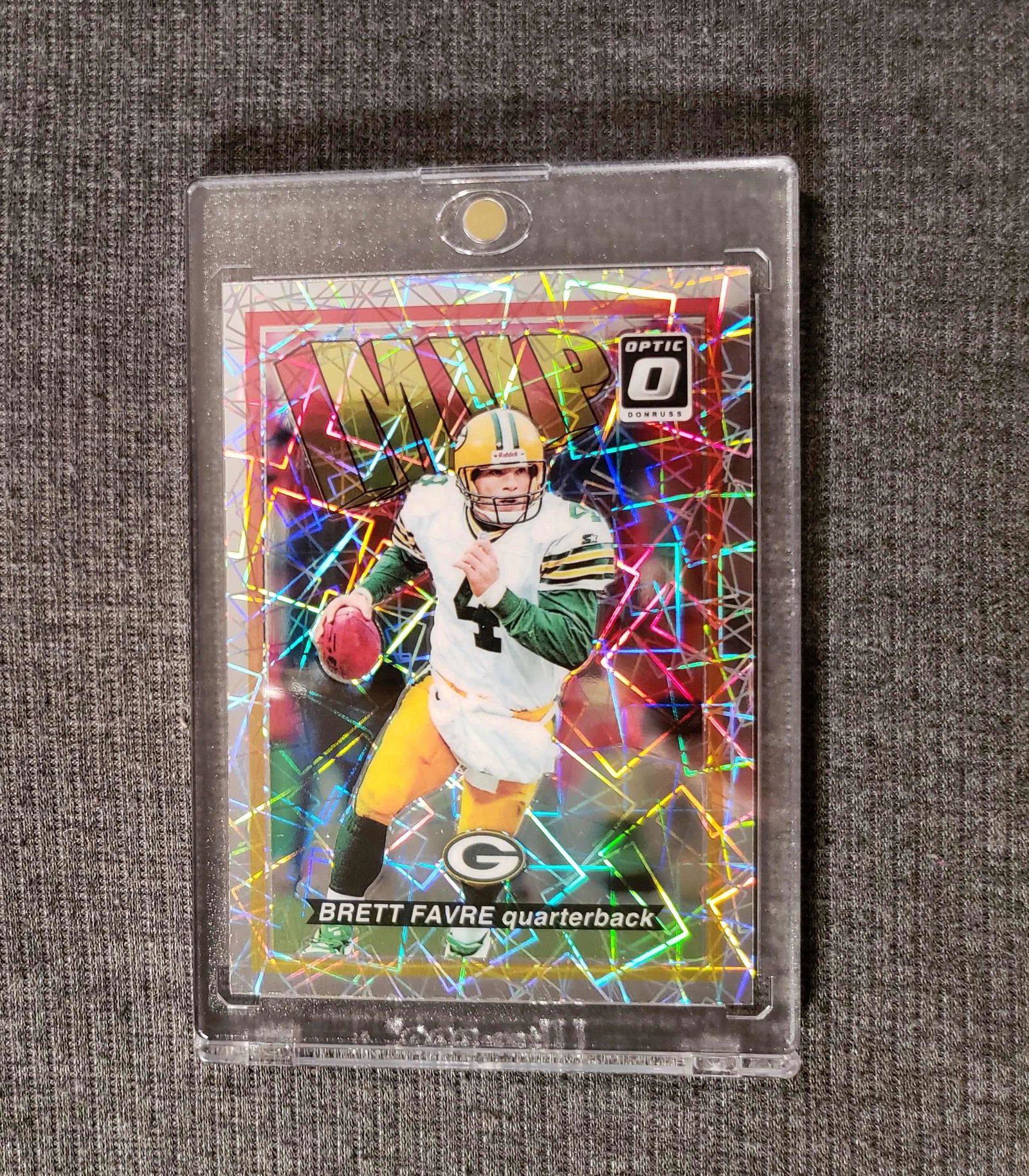 BRETT FAVRE OPTIC PRIZM MVP SUPER SHORT PRINT (1 of 2)