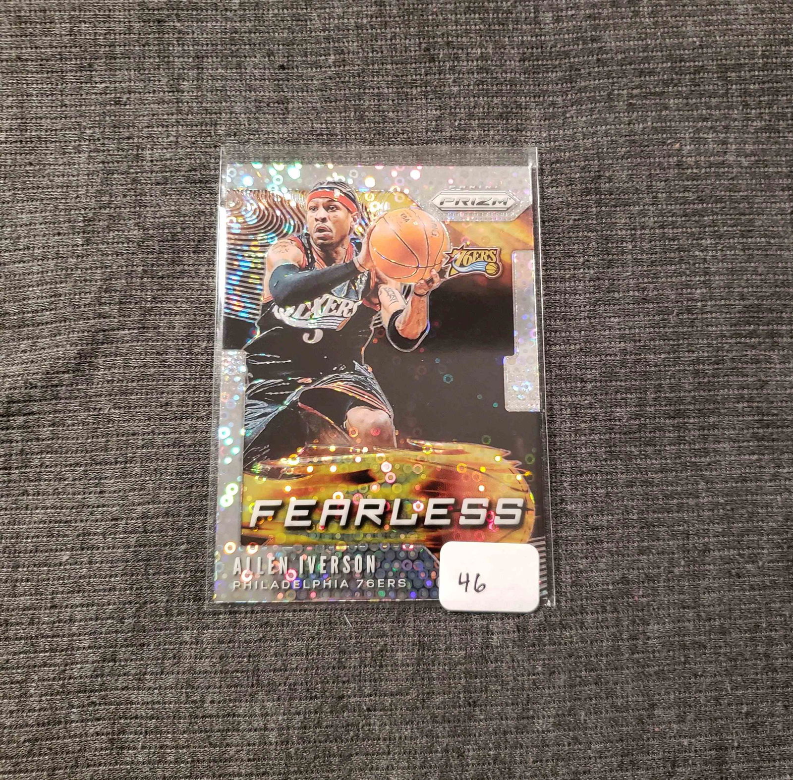 ALLEN IVERSON PANINI PRIZM INSERT CARD (1 of 1)