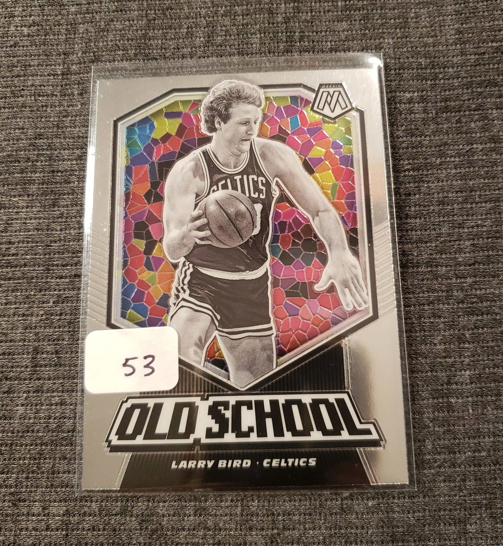 2019-20 PANINI MOSAIC LARRY BIRD OLD SCHOOL INSERT (1 of 2)