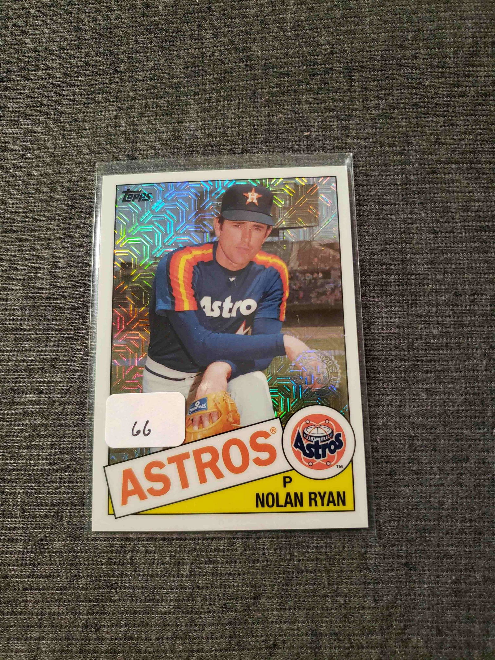 NOLAN RYAN 2020 TOPPS MEGA BOX REFRACTOR (1 of 1)
