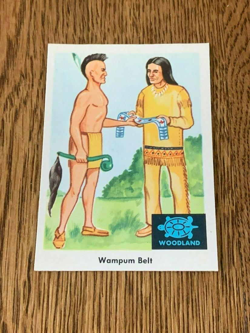 1959 Fleer Indian Trading Card #20 Wampum Belt (1 of 2)