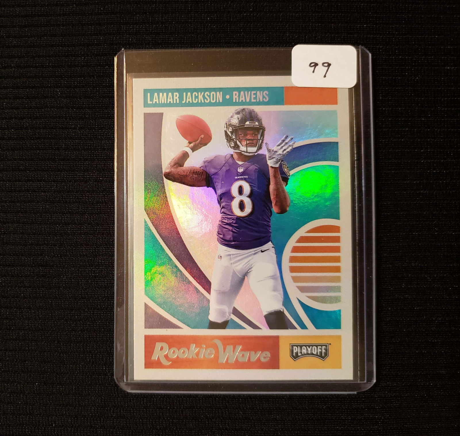 LAMAR JACKSON ROOKIE INSERT CARD (1 of 1)