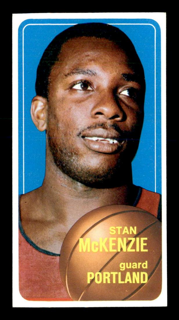 VINTAGE 1970-71 TOPPS BASKETBALL "TALL BOY": 1970 Topps #52 Stan McKenzie PORTLAND EXMT