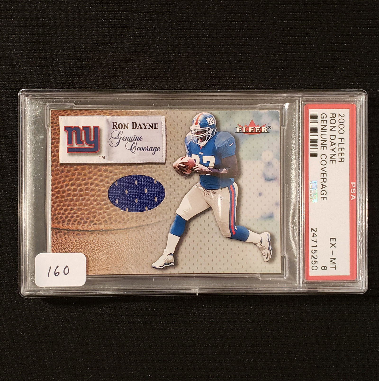 RON DAYNE GRADED ROOKIE JERSEY CARD (1 of 2)