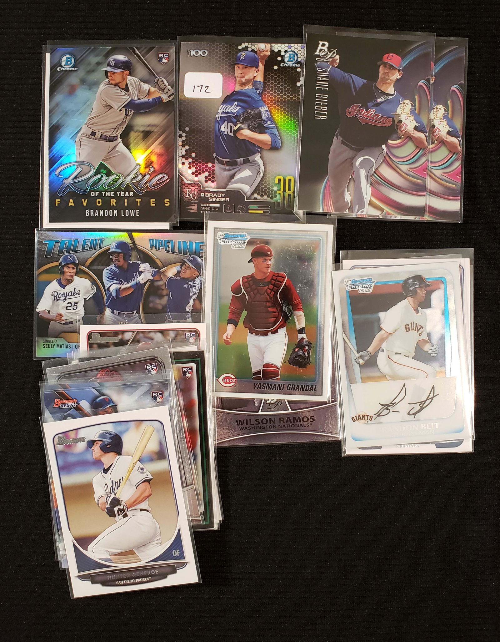 LOT OF 20 BOWMAN BASEBALL ROOKIE/PROSPECTS (1 of 1)
