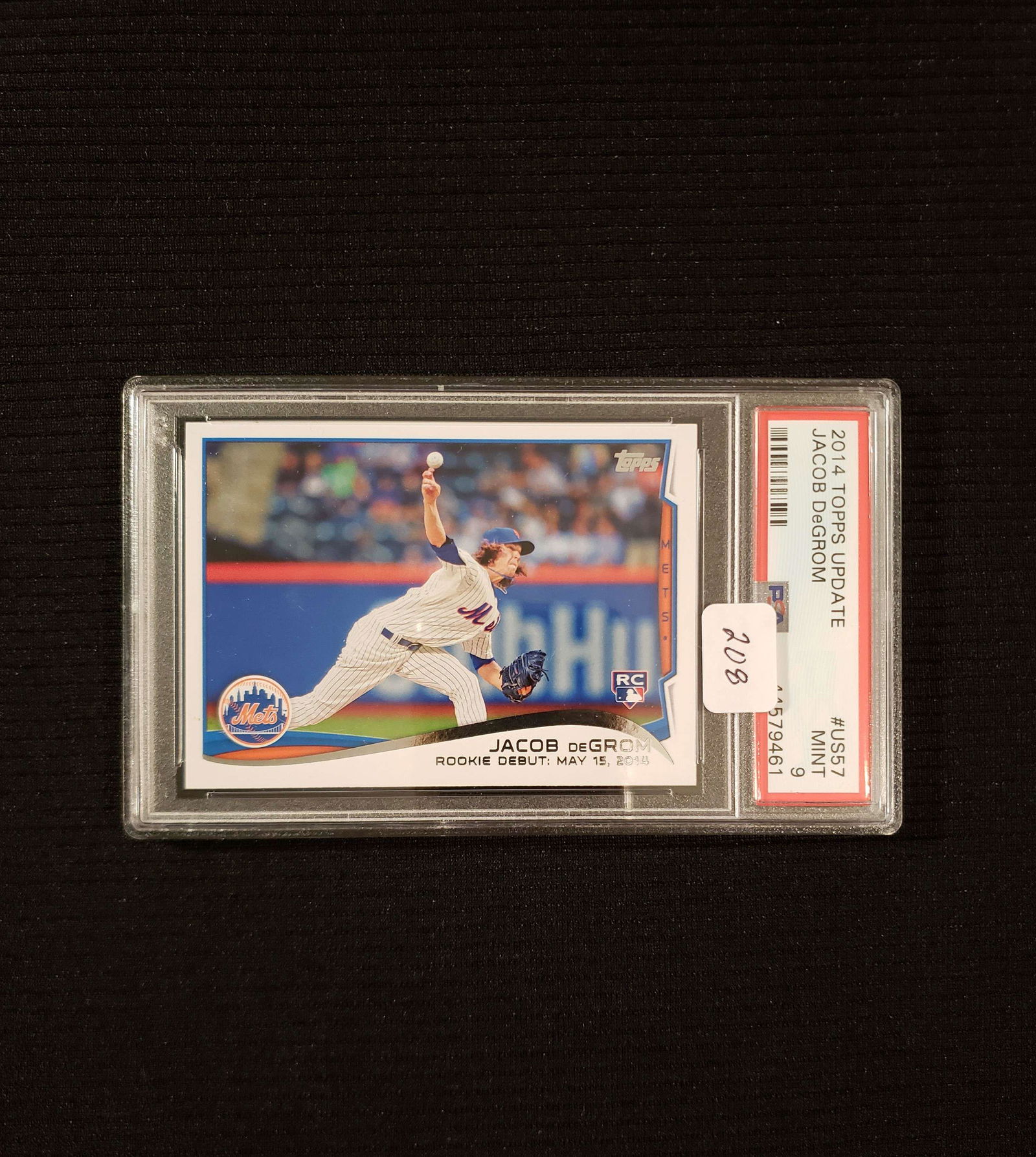 JACOB DeGROM NY METS GRADED ROOKIE CARD (1 of 2)