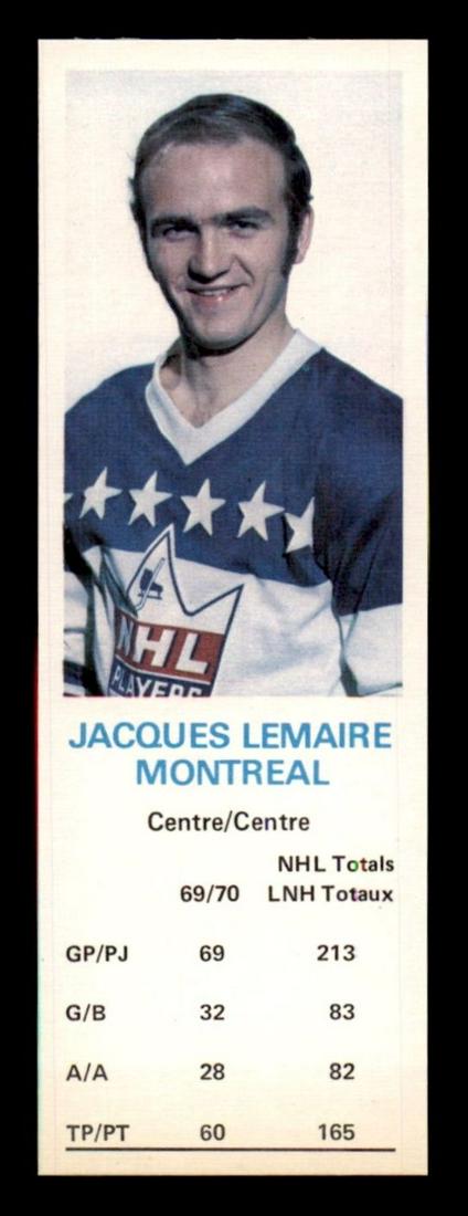 1970 Dads Cookies Hockey Card (1 of 2)