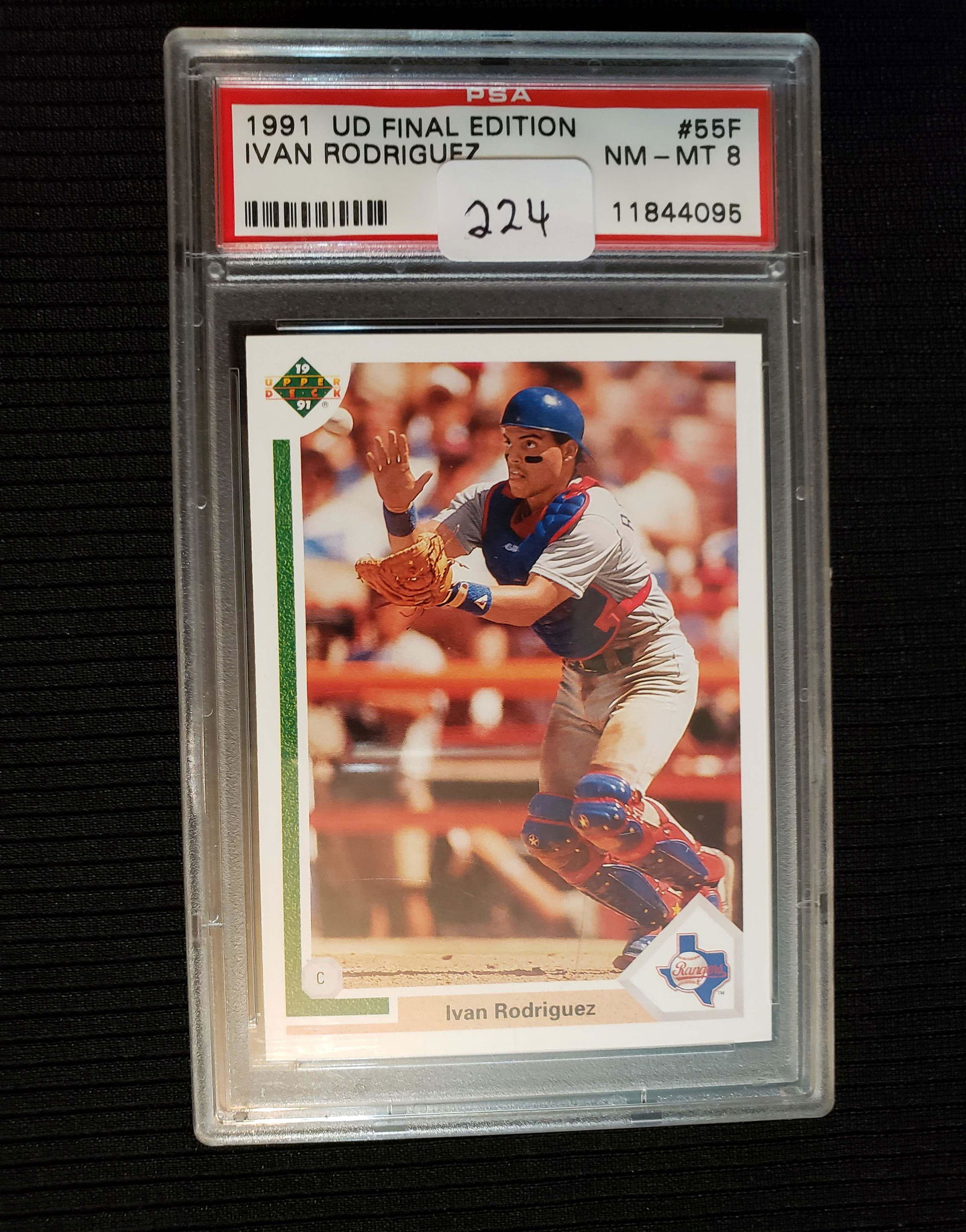 PSA GRADED PUDGE RODRIGUEZ ROOKIE CARD HOFER (1 of 1)