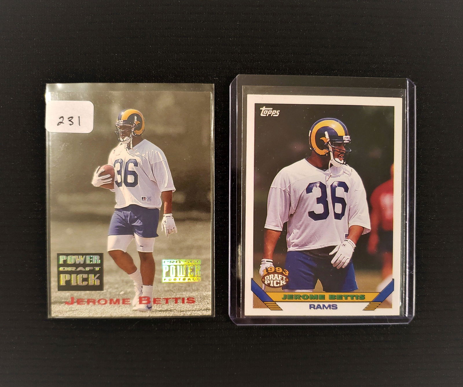 LOT OF 2 JEROME BETTIS ROOKIE CARDS (1 of 1)