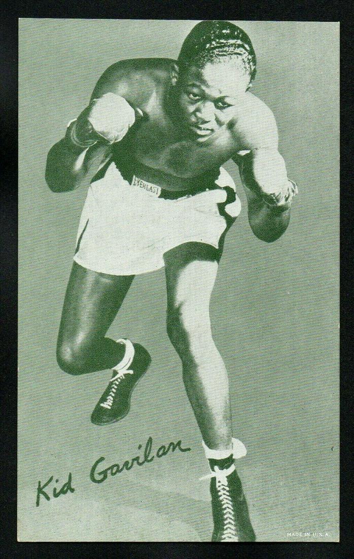 KID GAVILAN 1947-66 EXHIBITS BOXING: KID GAVILAN 1947-66 EXHIBITS BOXING EXMINT SHARP CORNERS NO CREASES