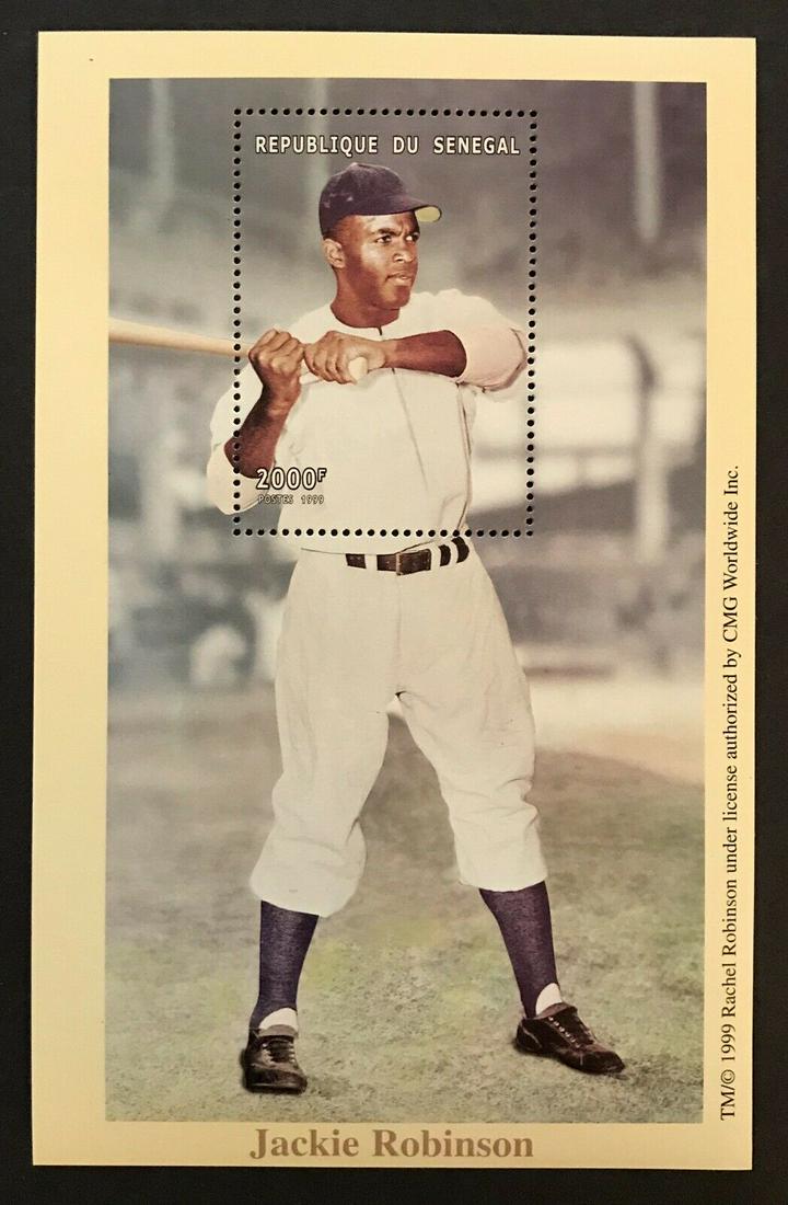THE SENEGAL JACKIE ROBINSON STAMP SHEET (1 of 1)