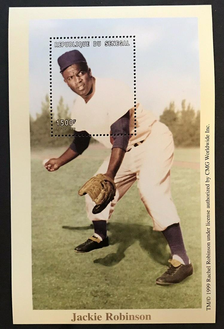 THE SENEGAL JACKIE ROBINSON STAMP SHEET (1 of 1)