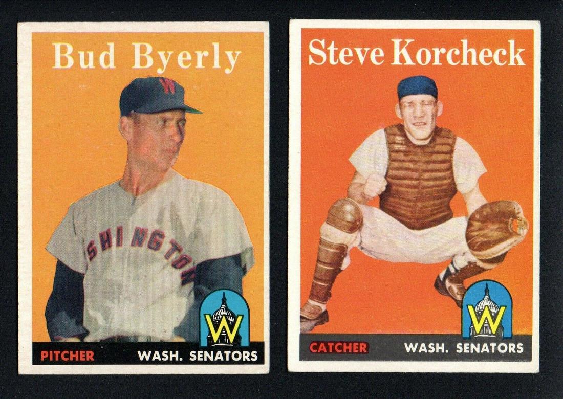 VINTAGE 1958 TOPPS BASEBALL CARDS (1 of 2)
