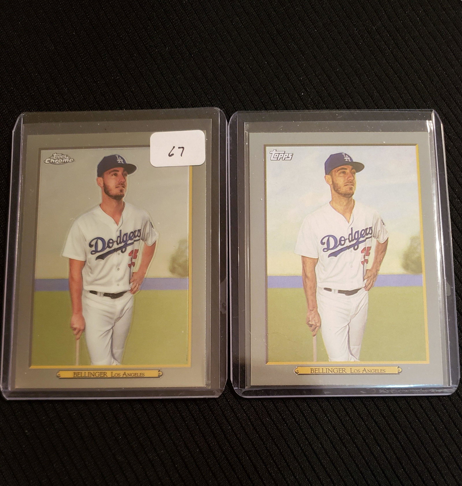 CODY BELLINGER 2020 TOPPS TURKEY RED PARALLELS: CODY BELLINGER CHROME AND PAPER TURKEY RED INSERTS