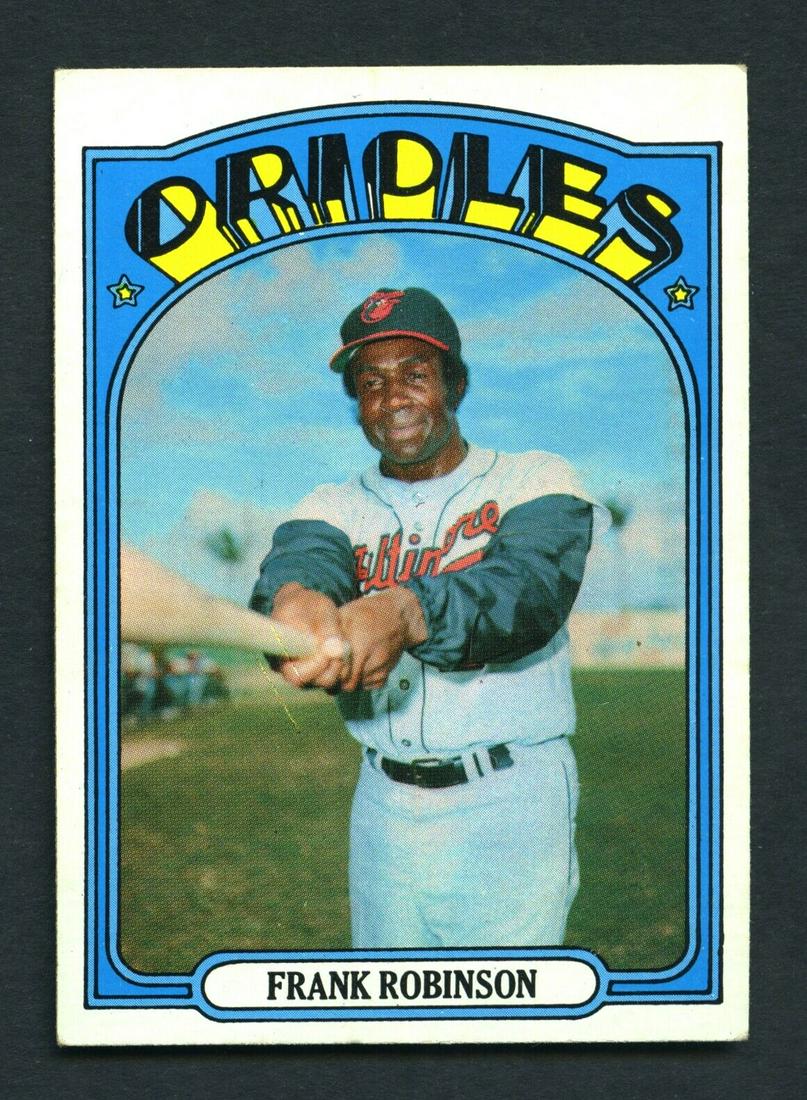 1972 Topps Frank Robinson Orioles #100 EX+: 1972 Topps Frank Robinson Orioles #100 EX+